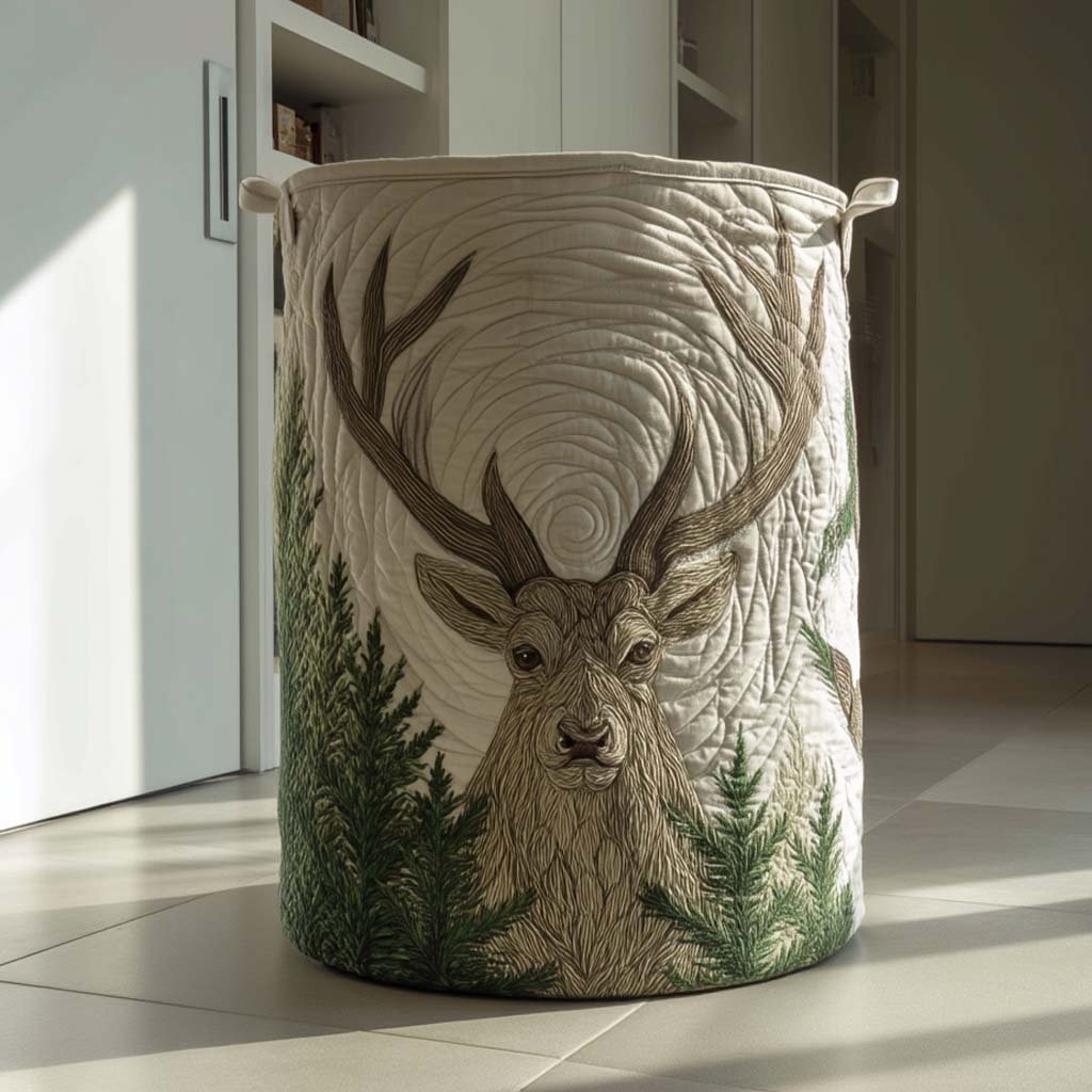 Forest Guardian Quilted Laundry Basket Must-Have Laundry Essential