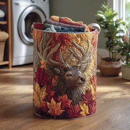 Regal Woods Quilted Laundry Basket Father�s Day Merch Gift