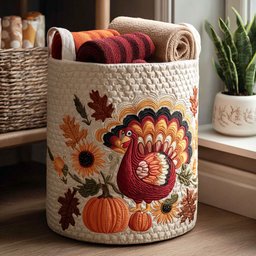 Pilgrim Parade Quilted Laundry Basket Must-Have Laundry Essential