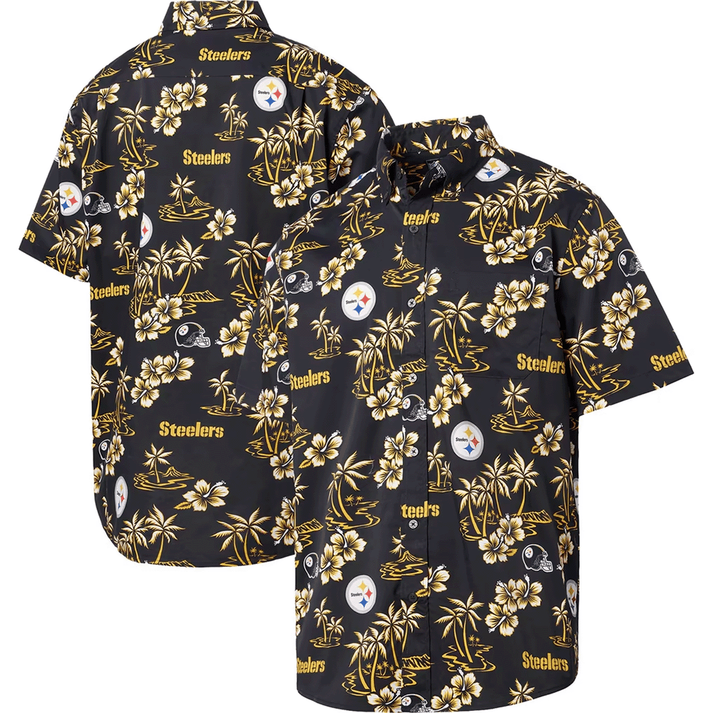 Reyn Spooner Pittsburgh Steelers Merch Hawaiian Shirt Reyn Spooner Aloha Shirt Football Lovers Gift