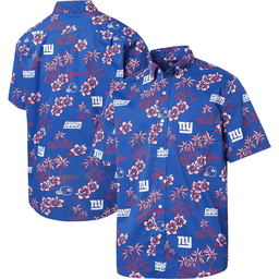 Reyn Spooner New York Giants Merch Hawaiian Shirt Royal Kekai Aloha Shirt Best Gift_