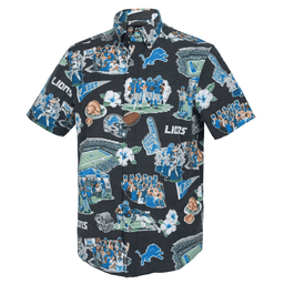 Reyn Spooner Detroit Lions Merch Hawaiian Shirt  Scenic Aloha Shirt Summer Gift For Fans_