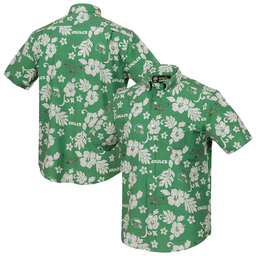 Reyn Spooner Philadelphia Eagles Merch Hawaiian Shirt Kelly Green Performance Aloha Shirt Dad Gift