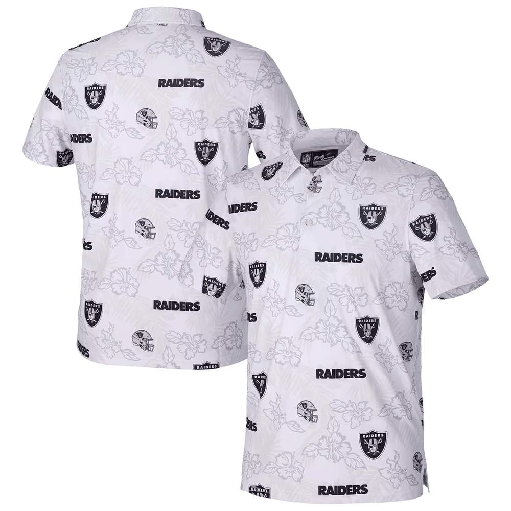 Reyn Spooner Las Vegas Raiders Merch Pua Performance Game Day Polo Shirt Sport Mens Gift_