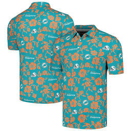 Reyn Spooner Miami Dolphins Merch Aqua Pua Performance Polo Shirt Gift For Brothers_