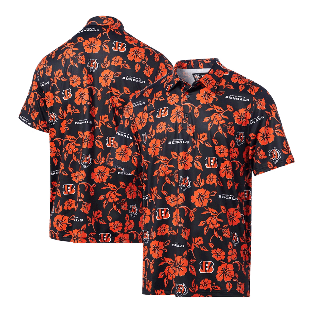 Reyn Spooner Cincinnati Bengals Merch Pua Performance Polo Shirt Gift For Football Mens_