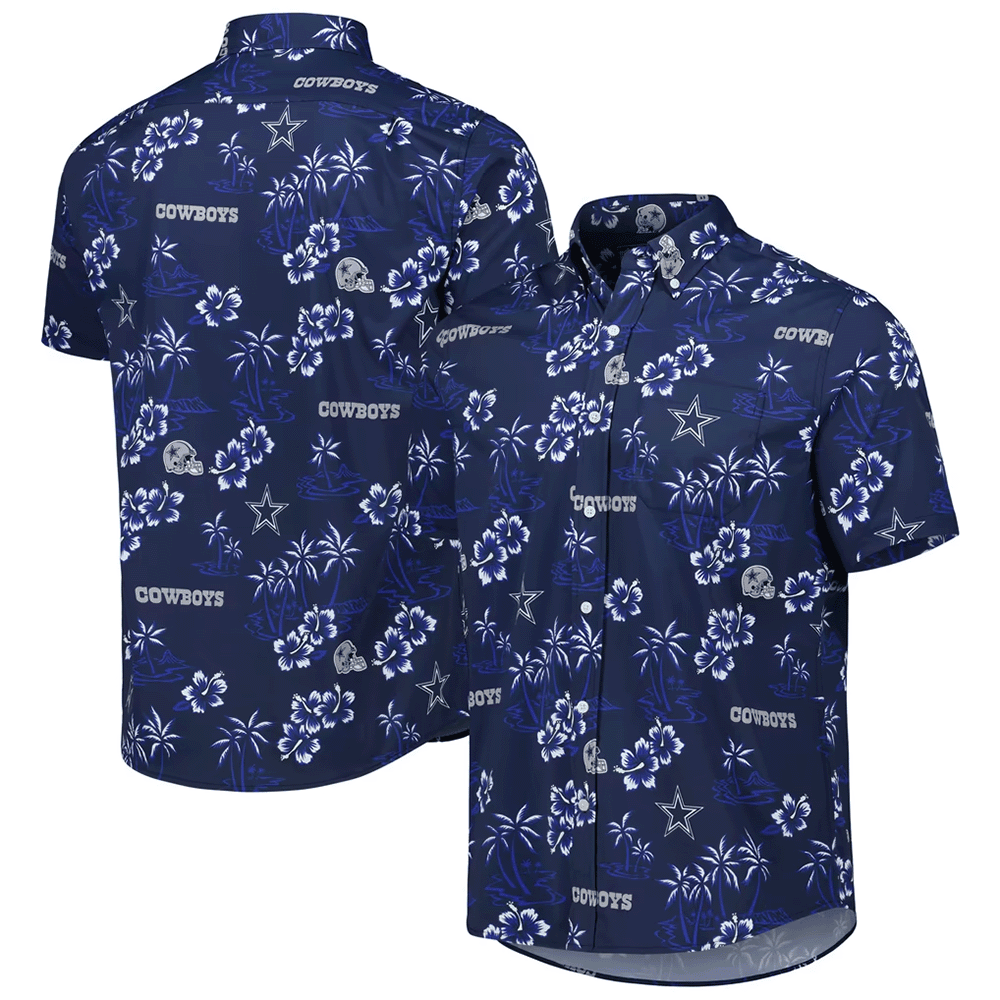 Reyn Spooner Dallas Cowboys Merch Hawaiian Shirt Kekai Aloha Shirt Best Football Lovers Gear_