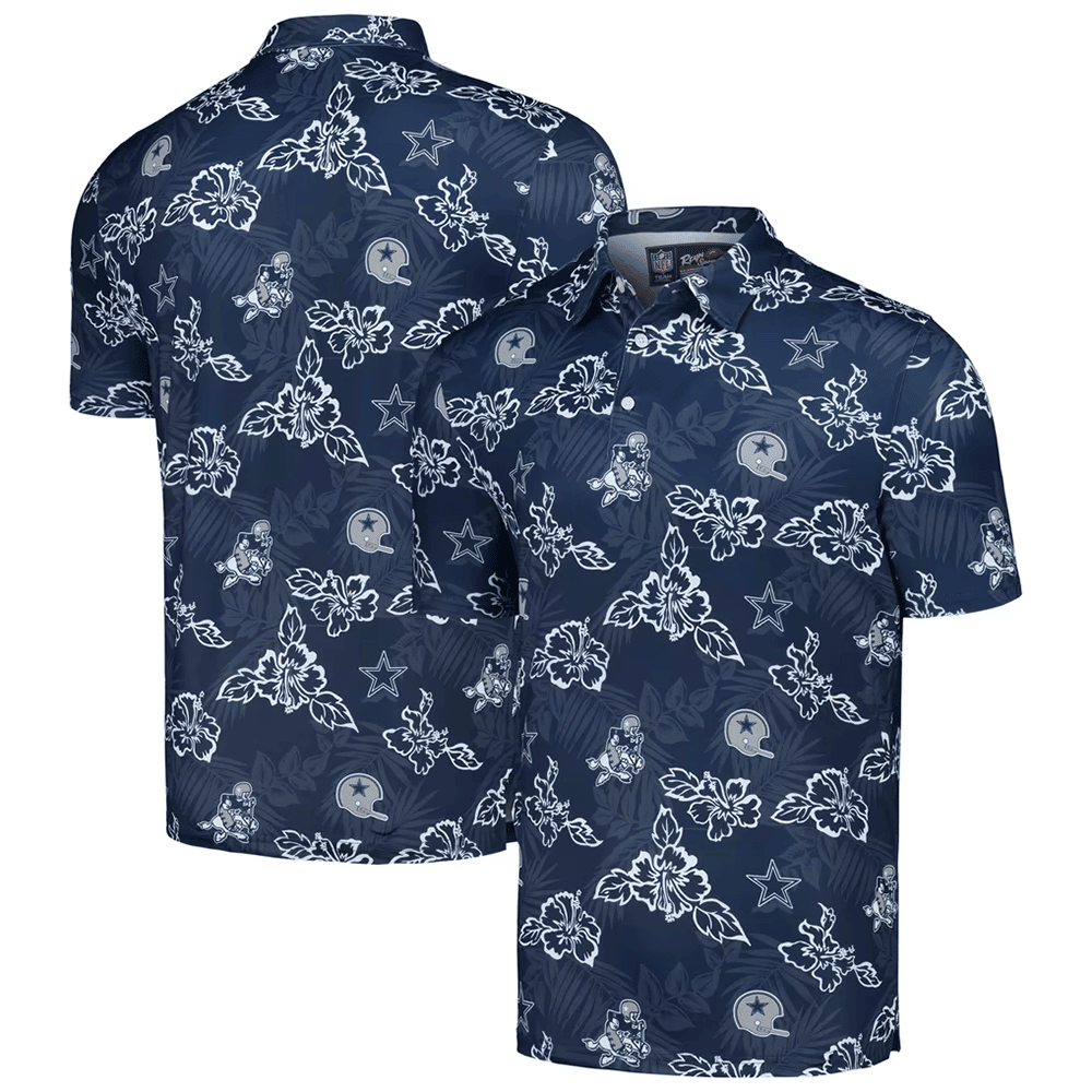Reyn Spooner Dallas Cowboys Merch Throwback Pua Performance Polo Shirt Gift For Fans_
