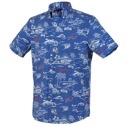 Reyn Spooner Buffalo Bills Merch Hawaiian Shirt Royal Kekai Performance Aloha Shirt Fans Apparel Gift_