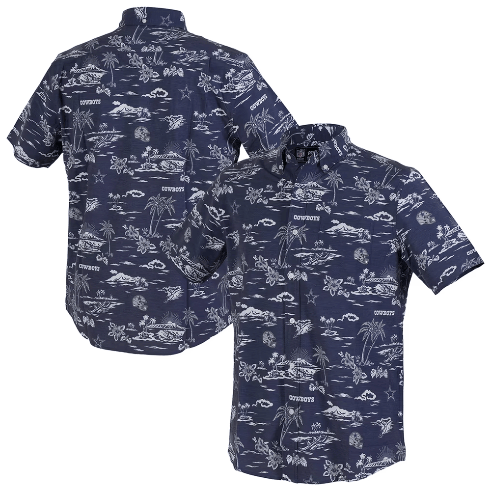 Reyn Spooner Dallas Cowboys Merch Hawaiian Shirt Kekai Performance Aloha Shirt Best Fans Gift_