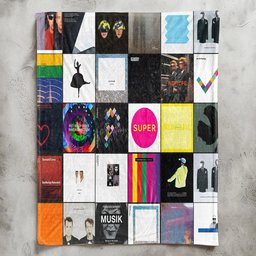 Pet Shop Boys Merch Albums Collage Sherpa Blanket Gift For Synth Pop Lovers