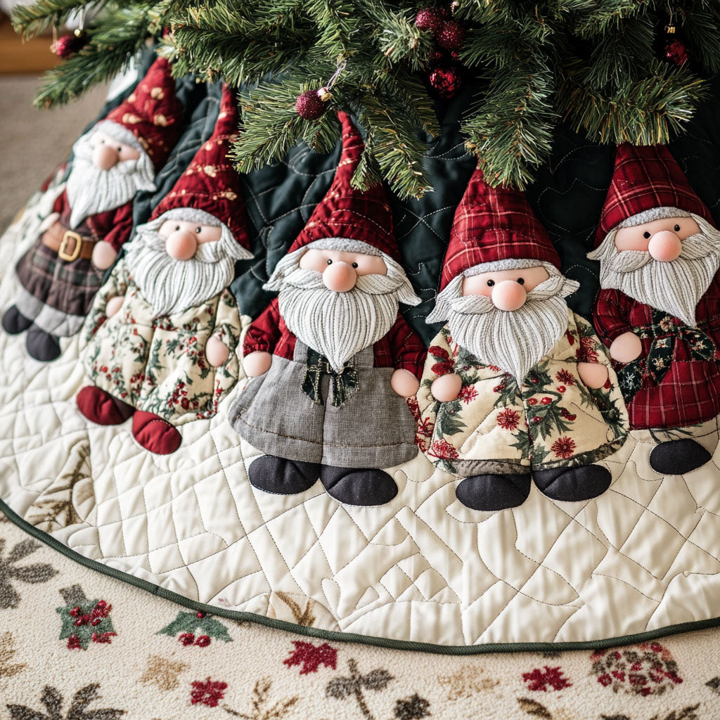 Hearthside Helpers Quilted Christmas Tree Skirt Luxury Christmas Tree Skirt for Elegant Homes