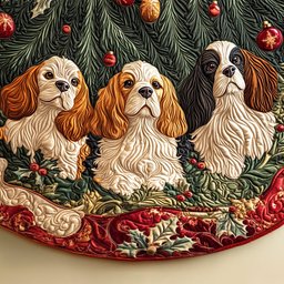 Royal Canine Comfort Quilted Christmas Tree Skirt Holiday Merch That Completes Your Christmas Setup