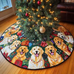 Loyal Heart Christmas Quilted Tree Skirt Thoughtful Christmas Tree Skirt Gift Idea