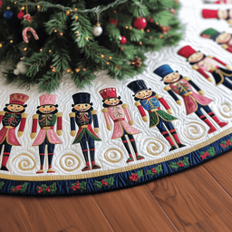 Christmas Nutcracker Quilted Tree Skirt Must-Have Holiday Decor Merch