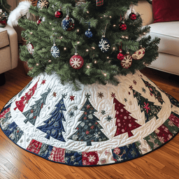 Christmas Tree Quilted Tree Skirt Heartwarming Father�s Day Gift Merch
