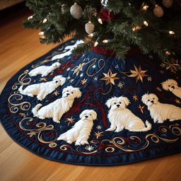 Westie Quilted Tree Skirt Meaningful Anniversary Gift Merch
