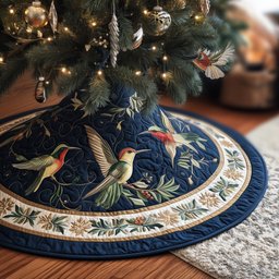 Winter Wings Quilted Tree Skirt Best Gift Merch For Him
