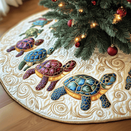 Turtle Quilted Tree Skirt Memorable Graduation Gift Merch