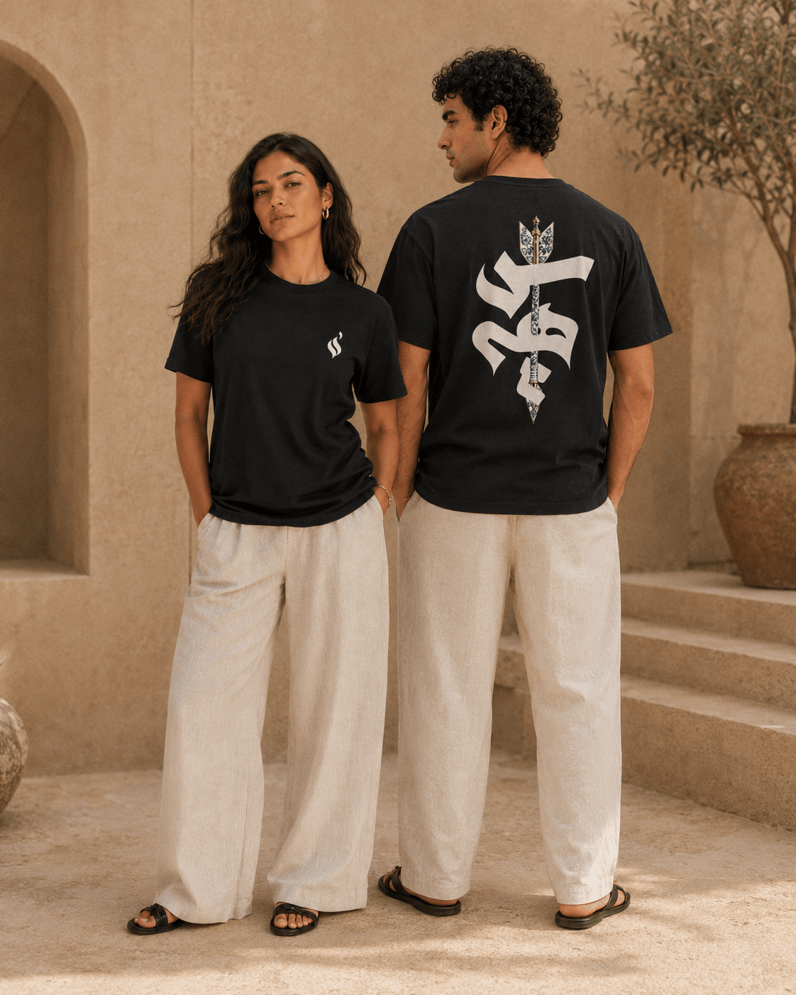 Sahm Archive Tee in black