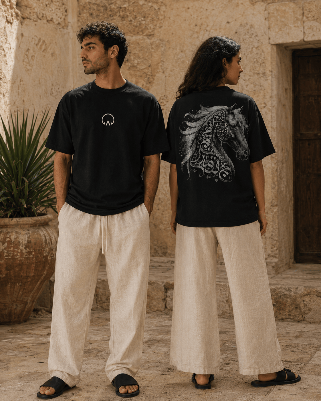 Jawad Archive Tee in black