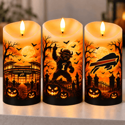 Buffalo Bills Halloween Flameless LED Candles