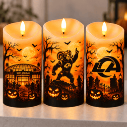 Los Angeles Rams Halloween Flameless LED Candles