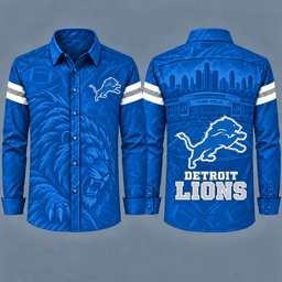 Detroit Lions Heritage Long Sleeve Button-Up Shirt