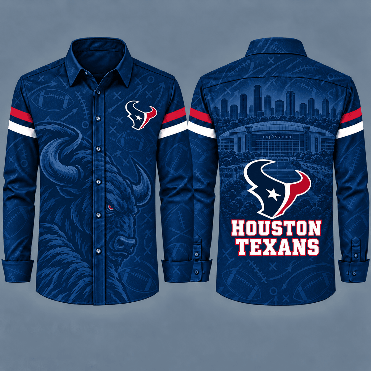 Houston Texans Heritage Long Sleeve Button-Up Shirt