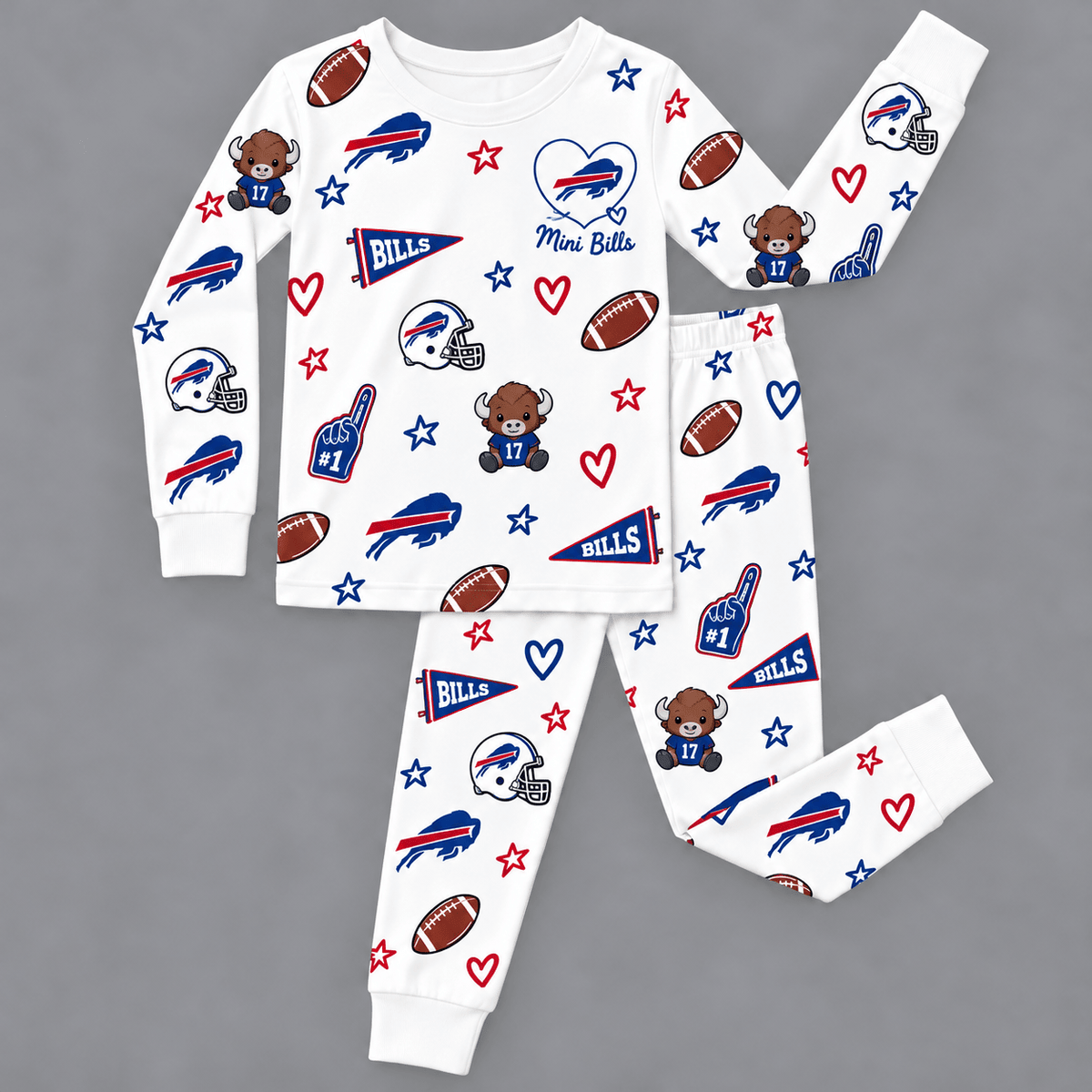 Buffalo Bills Kids Pajama Set