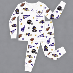 Baltimore Ravens Kids Pajama Set