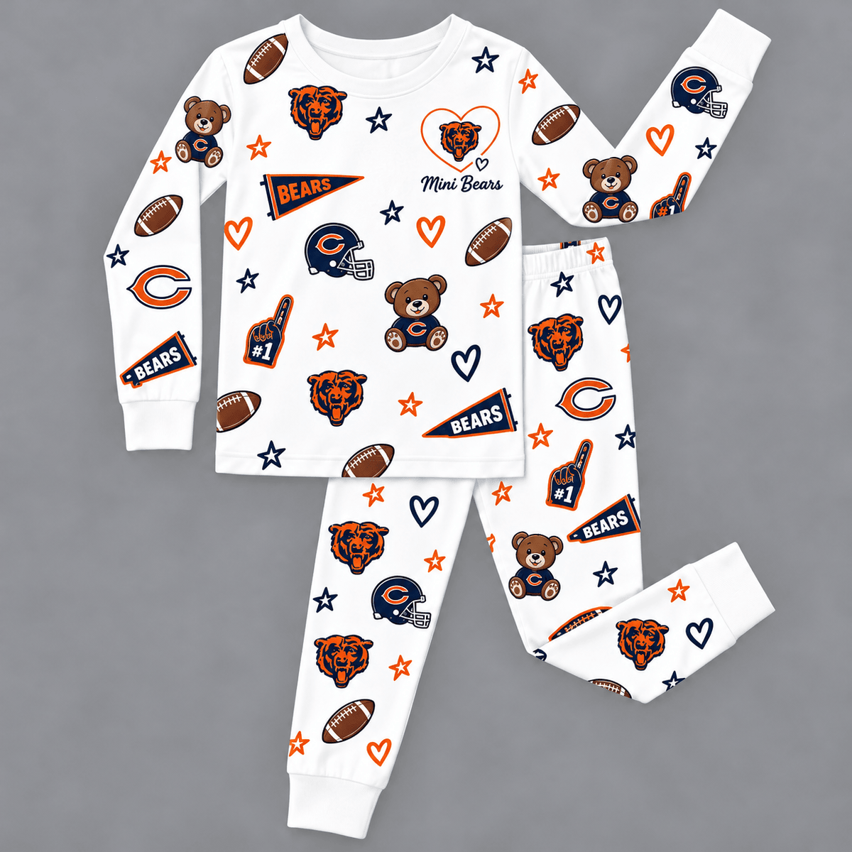 Chicago Bears Kids Pajama Set