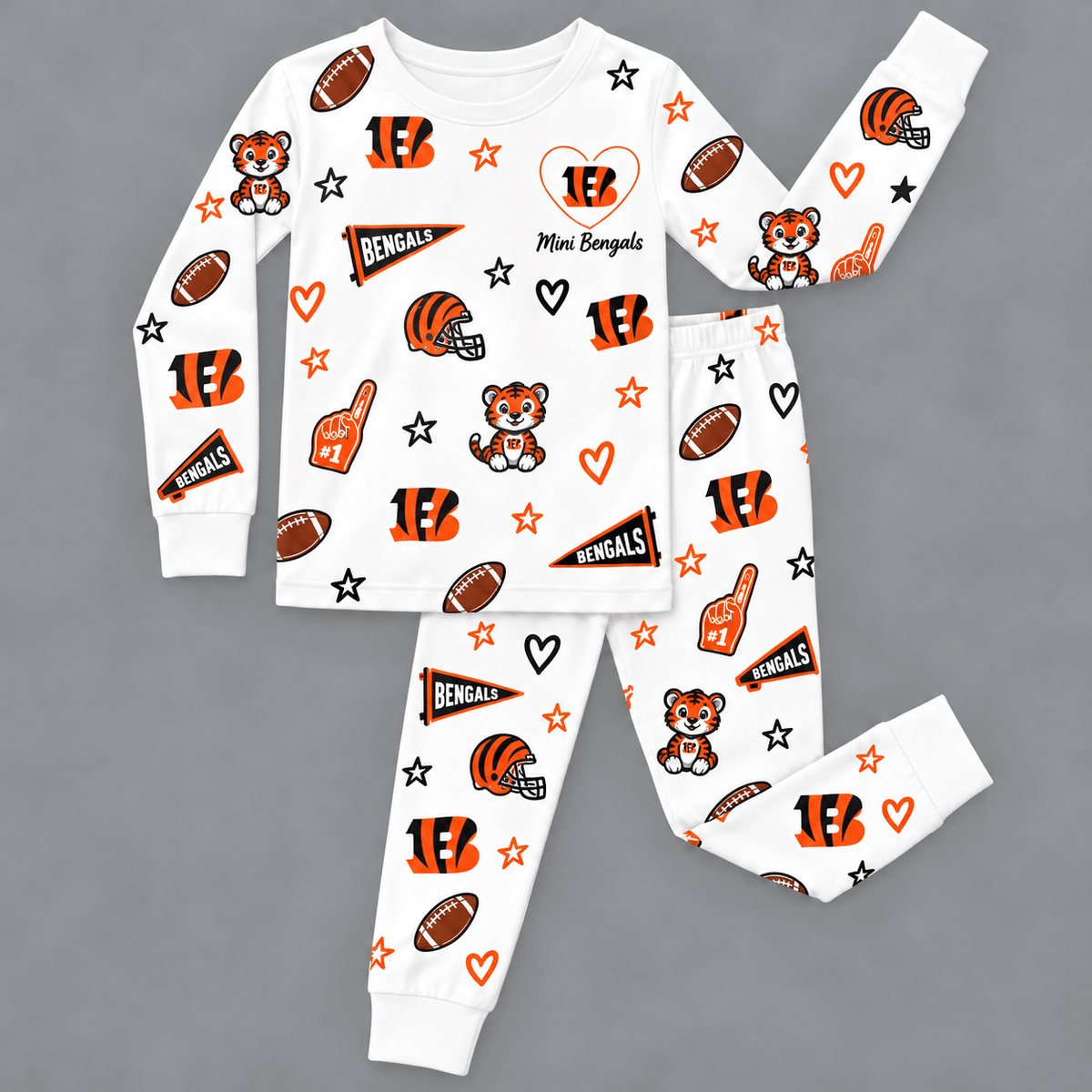 Cincinnati Bengals Kids Pajama Set