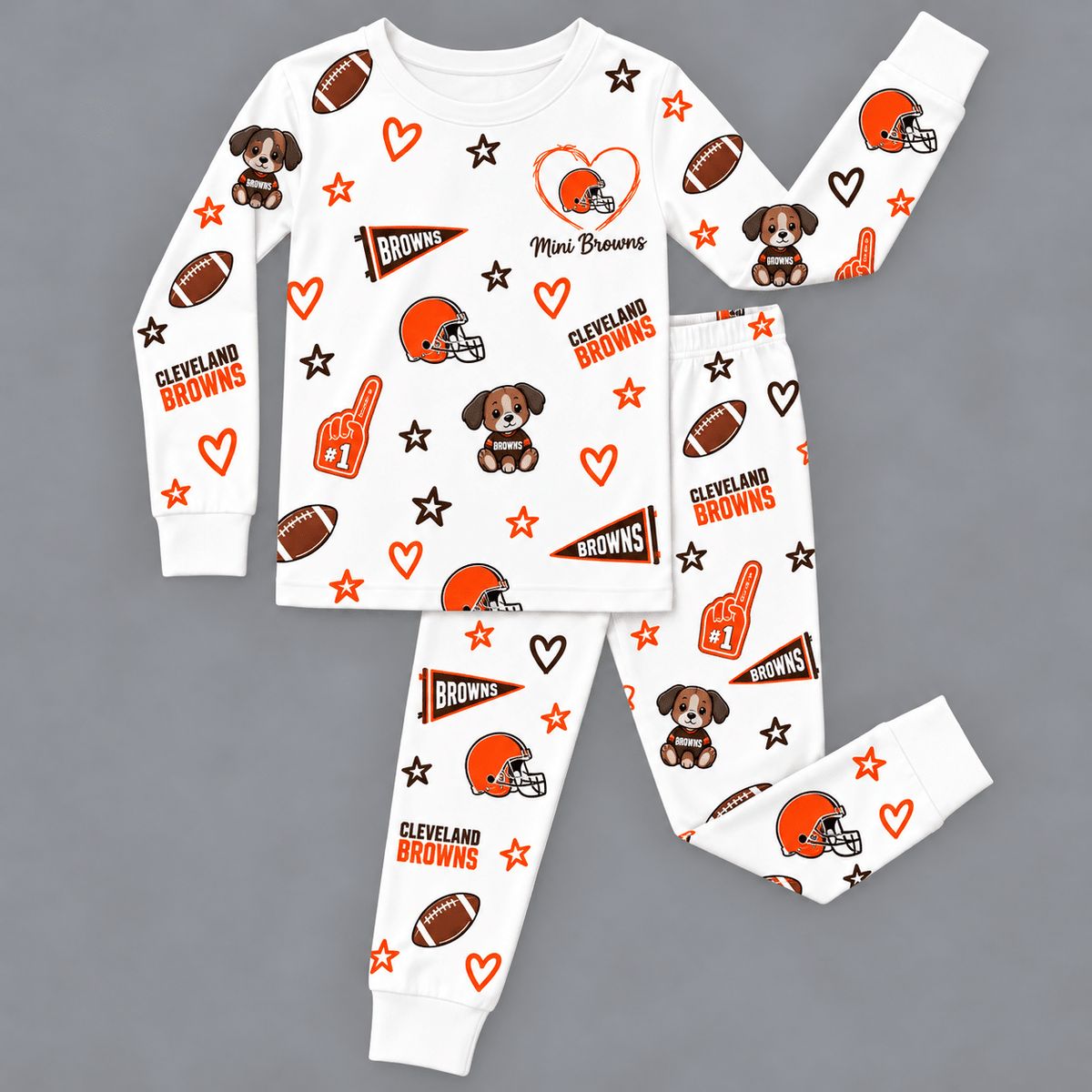 Cleveland Browns Kids Pajama Set