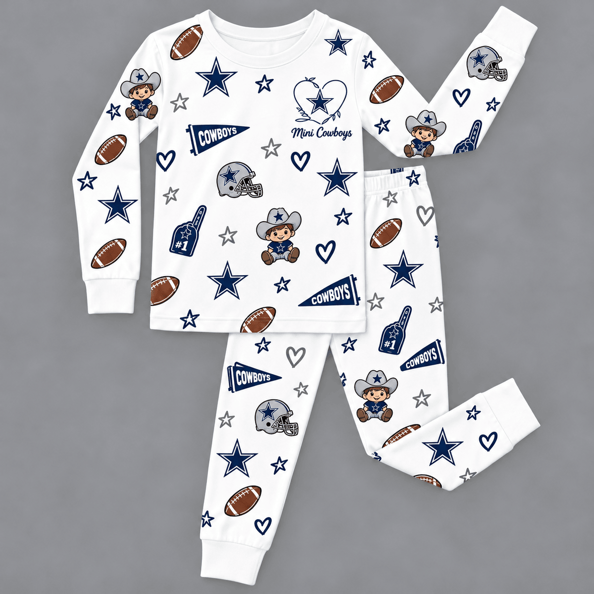 Dallas Cowboys Kids Pajama Set