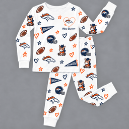 Denver Broncos Kids Pajama Set