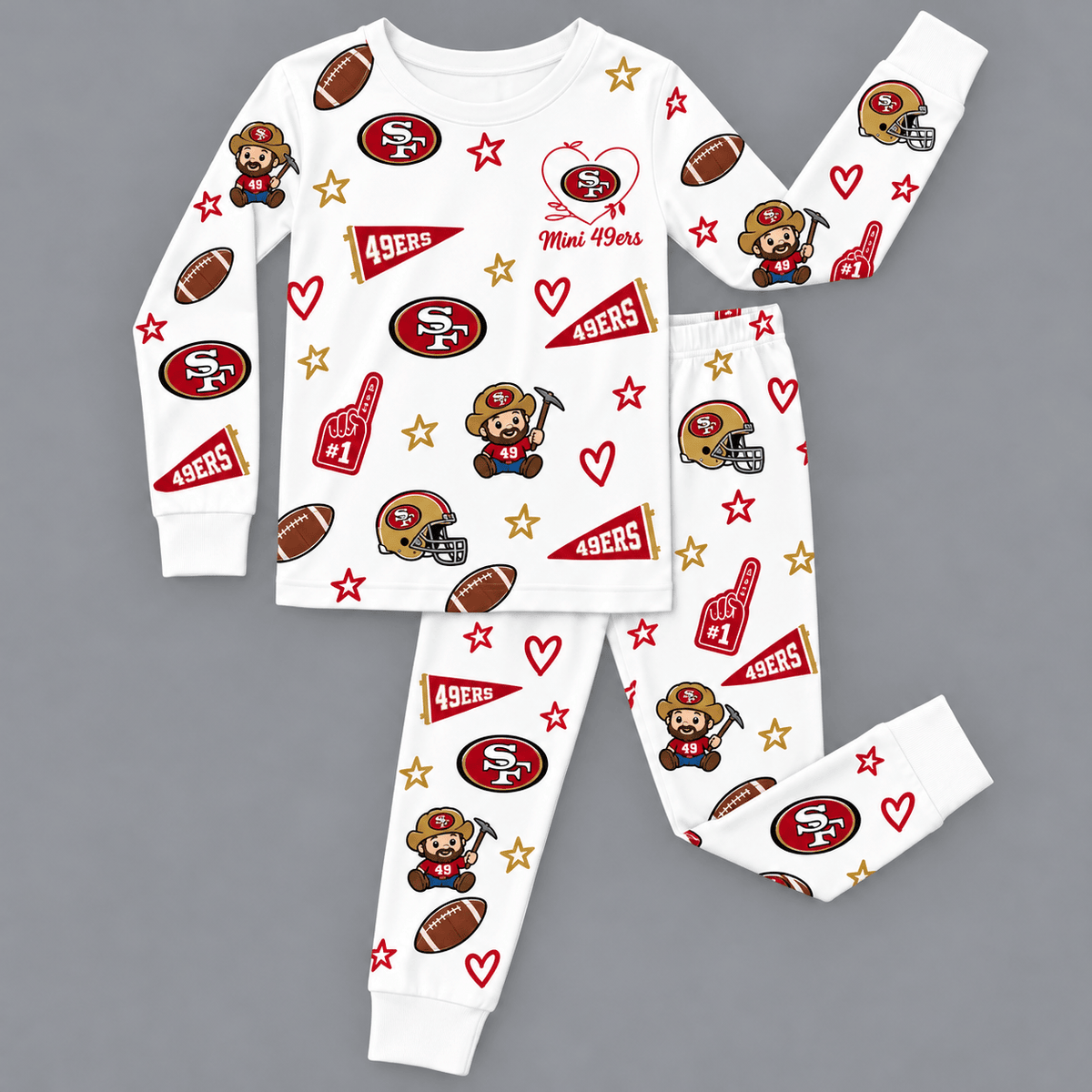San Francisco 49ers Kids Pajama Set