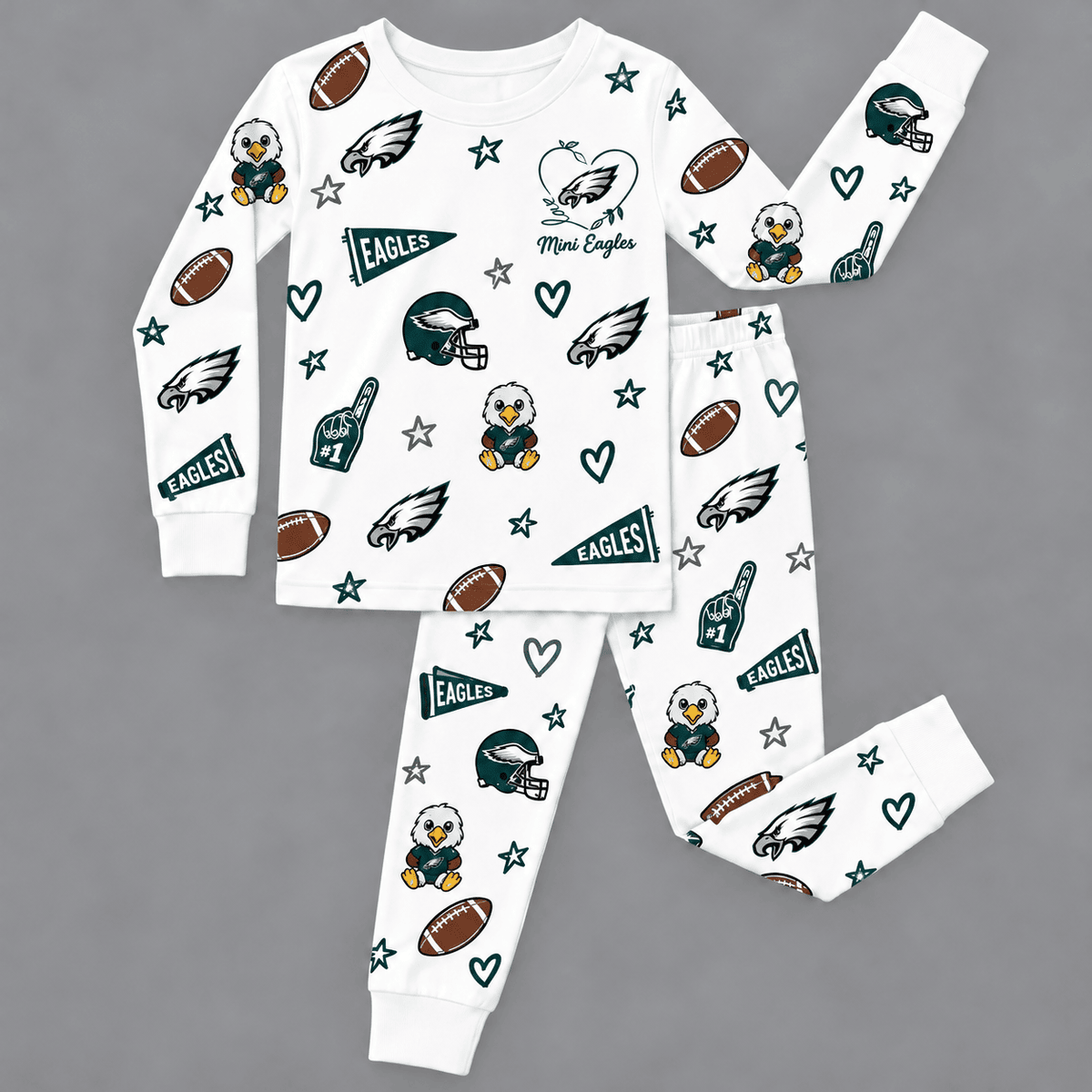 Philadelphia Eagles Kids Pajama Set