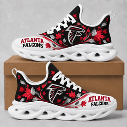 Atlanta Falcons Fall Maple Leaves Chunky Sneakers – Autumn Edition