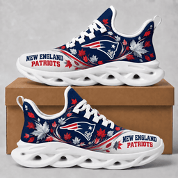 New England Patriots Fall Maple Leaves Chunky Sneakers – Autumn Edition