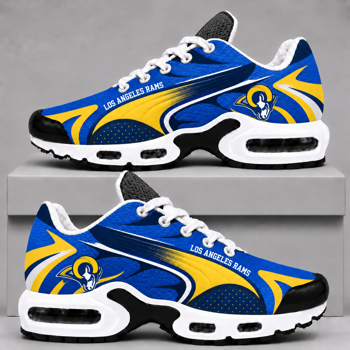 Los Angeles Rams Premium Air Max Style Sneakers - Gifts for Fans