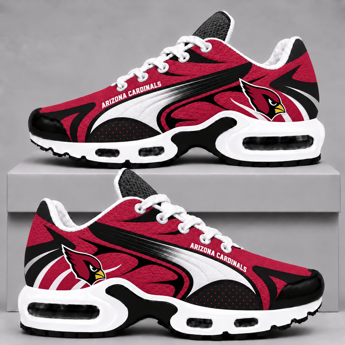 Arizona Cardinals Premium Air Max Style Sneakers - Gifts for Fans
