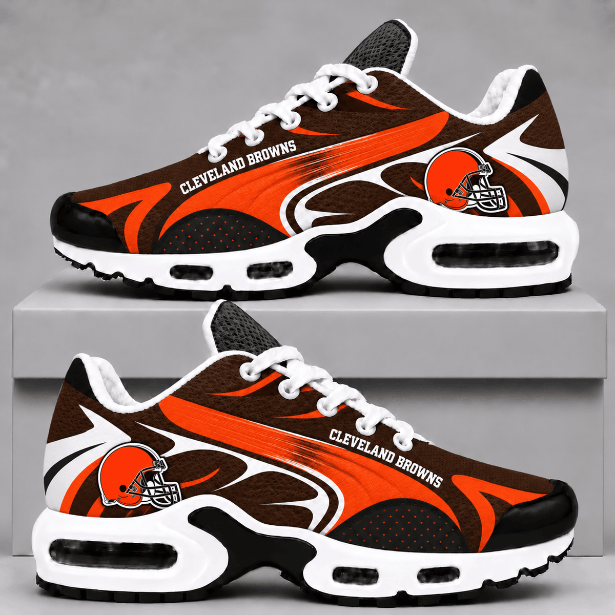 Cleveland Browns Premium Air Max Style Sneakers - Gifts for Fans