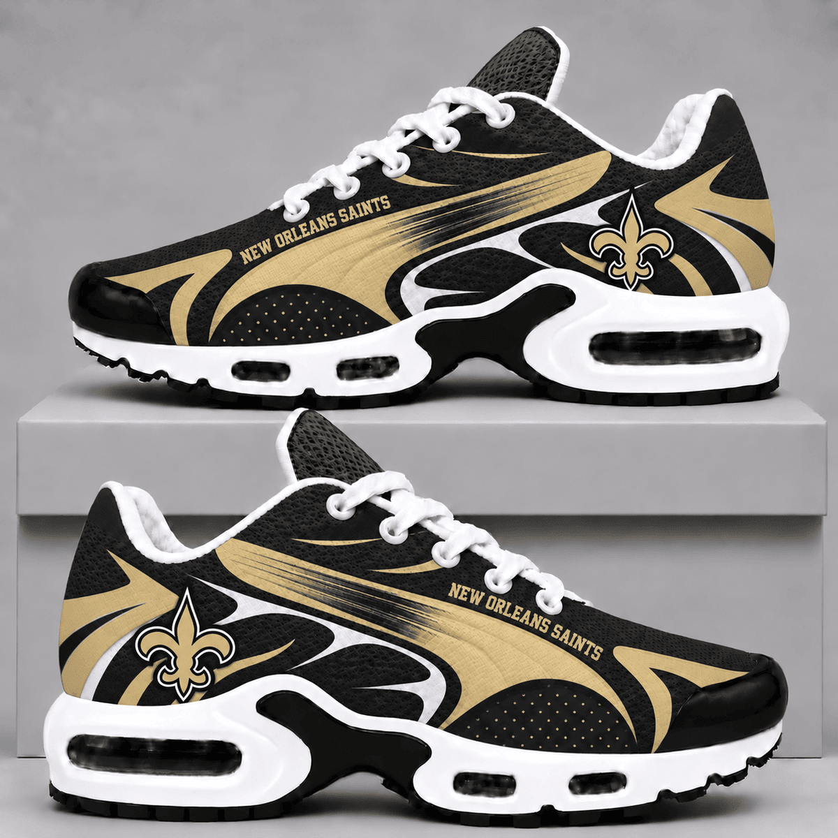 New Orleans Saints Premium Air Max Style Sneakers - Gifts for Fans