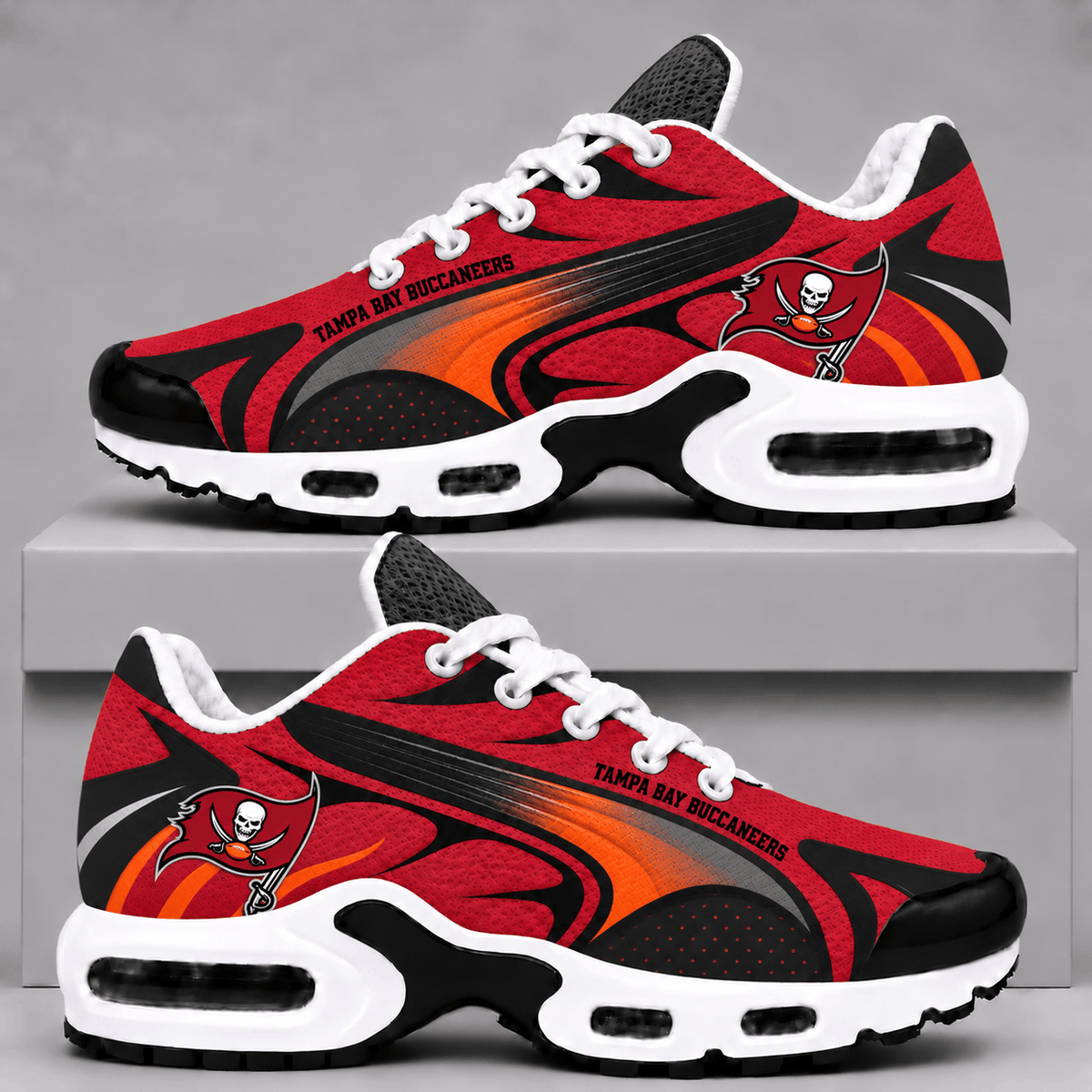 Tampa Bay Buccaneers Premium Air Max Style Sneakers - Gifts for Fans