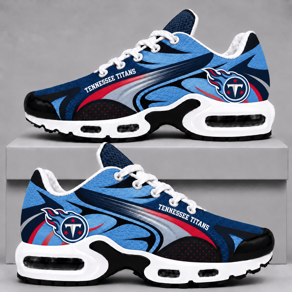 Tennessee Titans Premium Air Max Style Sneakers - Gifts for Fans
