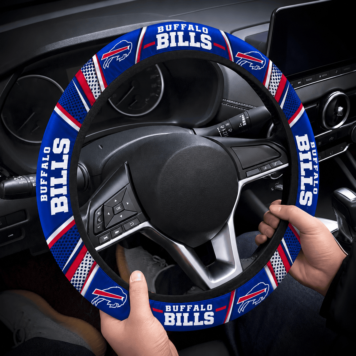 Buffalo Bills Premium Steering Wheel Cover