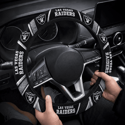 Las Vegas Raiders Premium Steering Wheel Cover