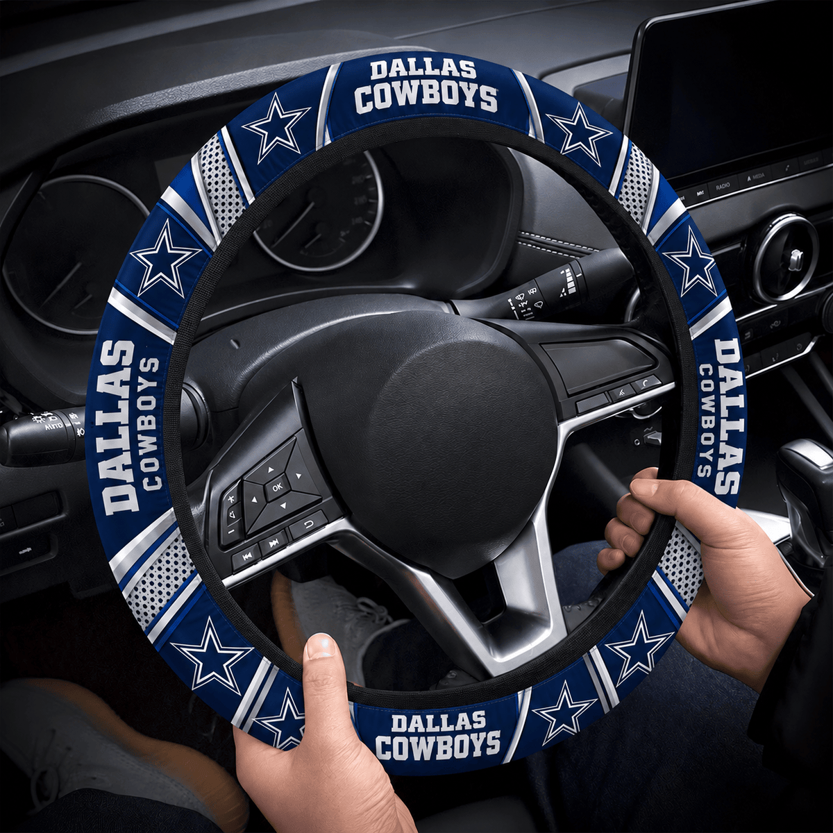 Dallas Cowboys Premium Steering Wheel Cover