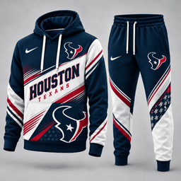 Houston Texans Premium Sport Hoodie Jogger Set